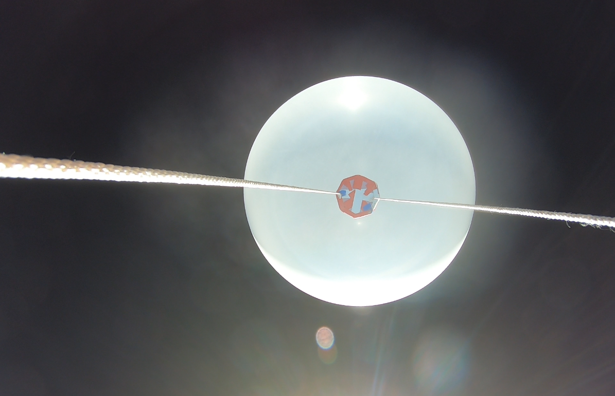 Up-facing camera on ascent